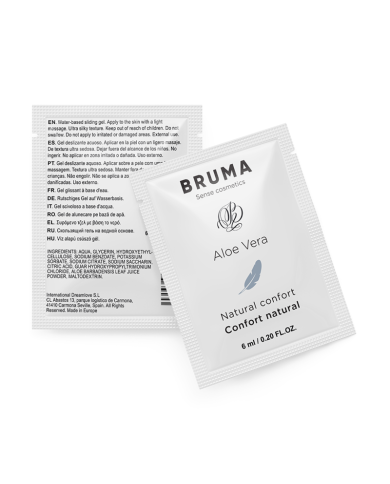 BRUMA 6 ML GEL DESLIZANTE CON ALOE VERA CONFORT NATURAL BRUMA 6 ML GEL DESLIZANTE CON ALOE VERA CONFORT NATURAL