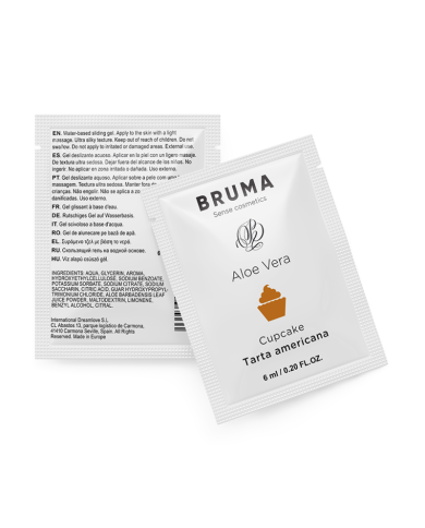 BRUMA 6 ML GEL DESLIZANTE CON ALOE VERA SABOR A TARTA AMERICANA BRUMA 6 ML GEL DESLIZANTE CON ALOE VERA SABOR A TARTA AMERICANA