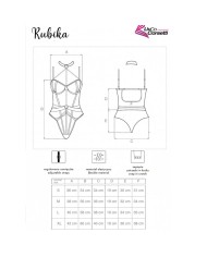 LIVCO CORSETTI FASHION RUBIKA LC XG079 BODY CON GARGANTILLA NEGRO L