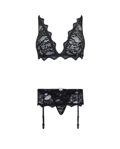 LIVCO CORSETTI FASHION BELITA LC 90231 SUJETADOR PANTY LIGUERO NEGRO L XL
