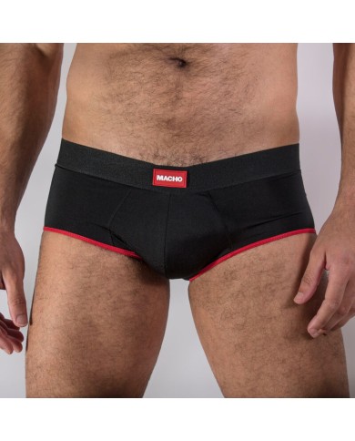 MACHO MS24R UNDERPANTS BRIEF DARK RED S