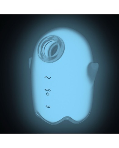 SATISFYER GLOWING GHOST AIR PULSE VIBRATOR WHITE