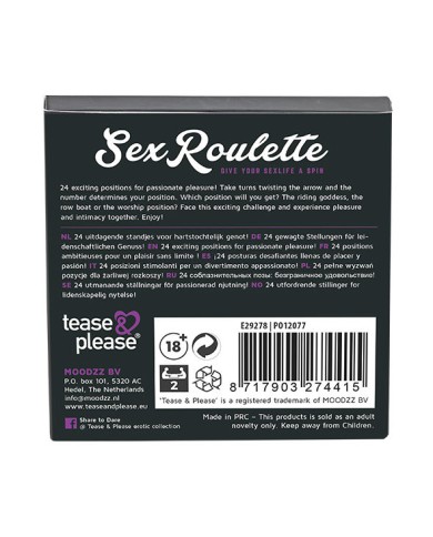TEASE PLEASE SEX ROULETTE KAMASUTRA