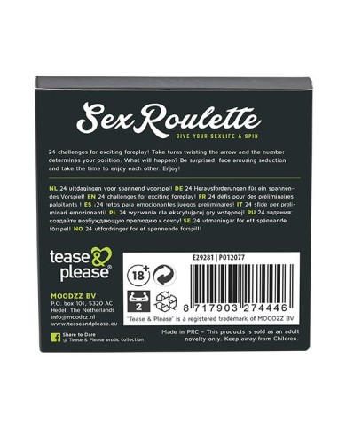 TEASE PLEASE SEX ROULETTE FOREPLAY