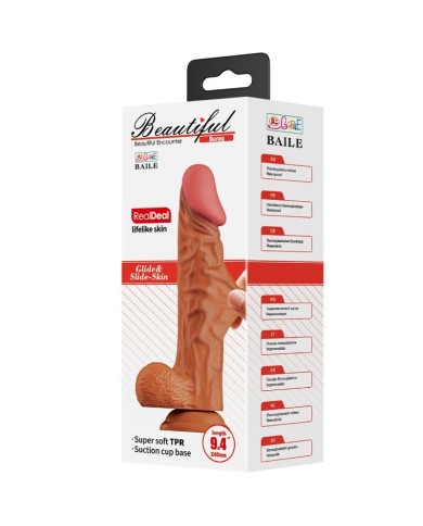 BAILE BURAQ DILDO REALISTICO 24 CM NATURAL BAILE BURAQ DILDO REALISTICO 24 CM NATURAL