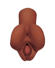 PDX PLUS - PICK YOUR PLEASURE MASTURBADOR DOBLE MARRÓND-228491 PDX PLUS - PICK YOUR PLEASURE MASTURBADOR DOBLE MARRÓND-228491