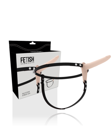 FETISH SUBMISSIVE HARNESS SILICONA FLESH 15 CM