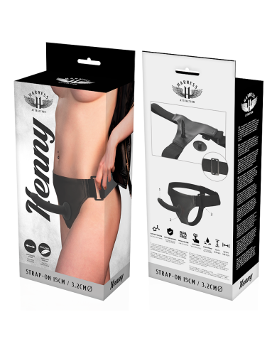 HARNESS ATTRACTION ARNES SILICONA KENNY 15 CM O 32 CM HARNESS ATTRACTION ARNES SILICONA KENNY 15 CM O 32 CM
