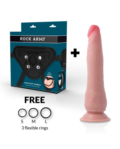 ROCKARMY ARNES DUAL DENSITY CRUSADER DILDO REALISTA 215 CM O 446 CM