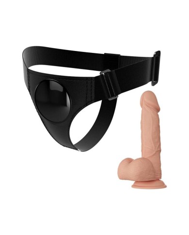 PRETTY LOVE HARNESS BRIEFS ARNES UNIVERSAL CON DILDO JERRY 218 CM NATURAL