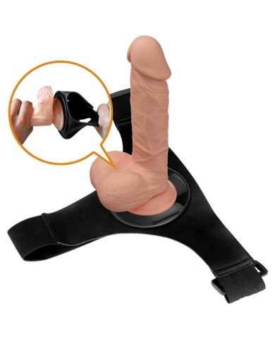 PRETTY LOVE HARNESS BRIEFS ARNES UNIVERSAL CON DILDO JERRY 218 CM NATURAL