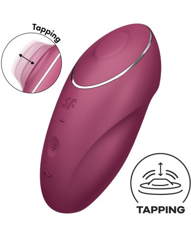 SATISFYER TAP CLIMAX 1 VIBRADOR LAY ON ROJO