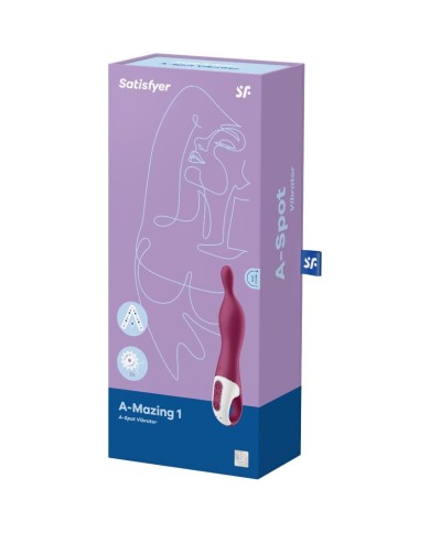 SATISFYER AMAZING 1 VIBRADOR PUNTO A BERRY SATISFYER AMAZING 1 VIBRADOR PUNTO A BERRY