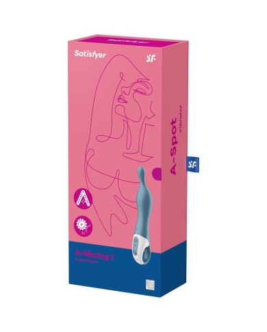 SATISFYER AMAZING 1 VIBRADOR PUNTO A AZUL SATISFYER AMAZING 1 VIBRADOR PUNTO A AZUL