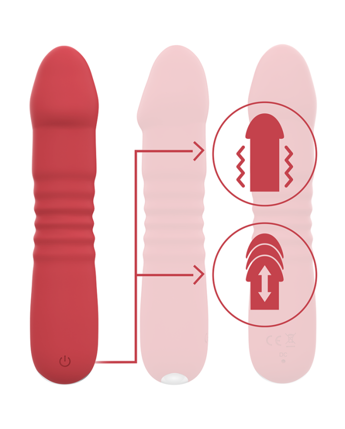 INTENSE JUNI UP DOWN 10 VIBRACIONES ROJO INTENSE JUNI UP DOWN 10 VIBRACIONES ROJO