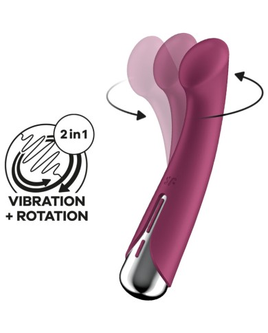 SATISFYER SPINNING G SPORT 1 VIBRADOR ROTADOR ROJO SATISFYER SPINNING G SPORT 1 VIBRADOR ROTADOR ROJO