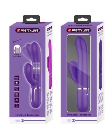PRETTY LOVE VIBRADOR PUNTO G MULTIFUNCION MORADO PRETTY LOVE VIBRADOR PUNTO G MULTIFUNCION MORADO