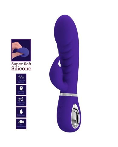 PRETTY LOVE PRESCOTT VIBRADOR PUNTO G MULTIFUNCION LILA