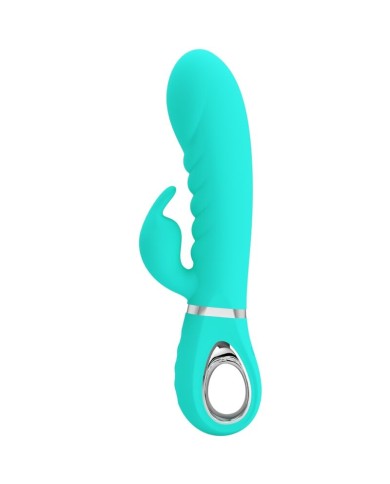 PRETTY LOVE PRESCOTT VIBRADOR PUNTO G MULTIFUNCION VERDE AGUA
