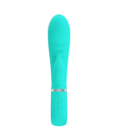 PRETTY LOVE PRESCOTT VIBRADOR PUNTO G MULTIFUNCION VERDE AGUA