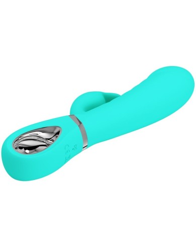PRETTY LOVE PRESCOTT VIBRADOR PUNTO G MULTIFUNCION VERDE AGUA
