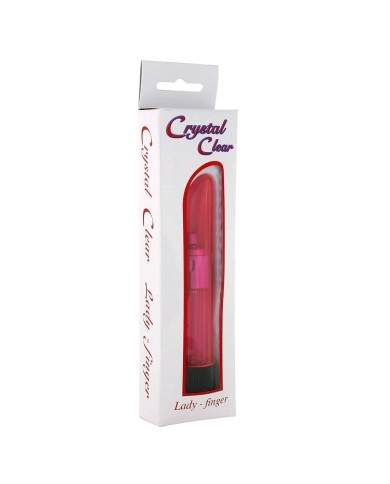 SEVEN CREATIONS CRYSTAL CLEAR VIBRATOR LADY ROSA