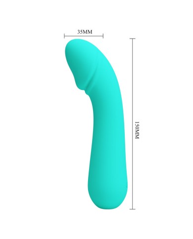 PRETTY LOVE CETUS VIBRADOR RECARGABLE VERDE AGUA PRETTY LOVE CETUS VIBRADOR RECARGABLE VERDE AGUA