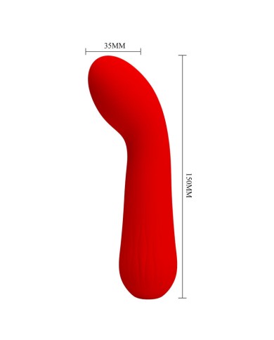 PRETTY LOVE FAUN VIBRADOR RECARGABLE ROJO PRETTY LOVE FAUN VIBRADOR RECARGABLE ROJO