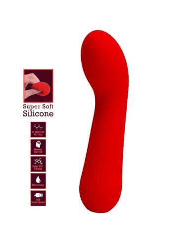 PRETTY LOVE FAUN VIBRADOR RECARGABLE ROJO PRETTY LOVE FAUN VIBRADOR RECARGABLE ROJO