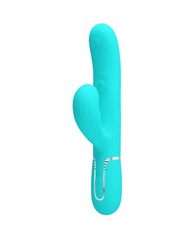 PRETTY LOVE PERLITA VIBRADOR PUNTO G 3 EN 1 MULTIFUNCION VERDE AGUA PRETTY LOVE PERLITA VIBRADOR PUNTO G 3 EN 1 MULTIFUNCION VERDE AGUA