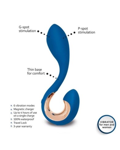 G VIBE GPOP 2 VIBRADOR PUNTO G Y P AZUL INDIGO G VIBE GPOP 2 VIBRADOR PUNTO G Y P AZUL INDIGO