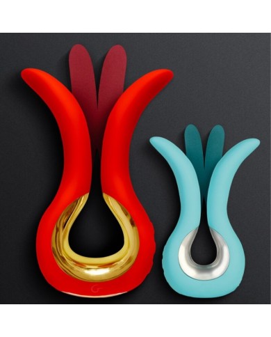 G VIBE GVIBE MAXI VIBRADOR CON DOS PUNTAS FLEXIBLES CORAL G VIBE GVIBE MAXI VIBRADOR CON DOS PUNTAS FLEXIBLES CORAL