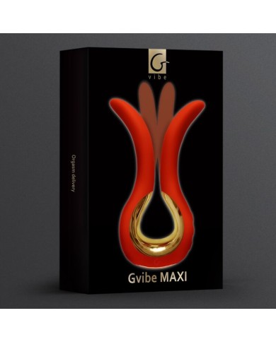 G VIBE GVIBE MAXI VIBRADOR CON DOS PUNTAS FLEXIBLES CORAL G VIBE GVIBE MAXI VIBRADOR CON DOS PUNTAS FLEXIBLES CORAL