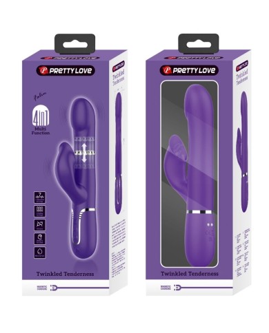 PRETTY LOVE ZALIN VIBRADOR RABBIT PERLAS 4 EN 1 MORADO PRETTY LOVE ZALIN VIBRADOR RABBIT PERLAS 4 EN 1 MORADO
