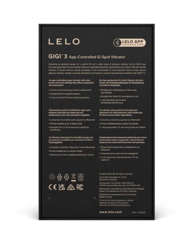 LELO GIGI 3 VIBRADOR PUNTO G VIOLETA LELO GIGI 3 VIBRADOR PUNTO G VIOLETA