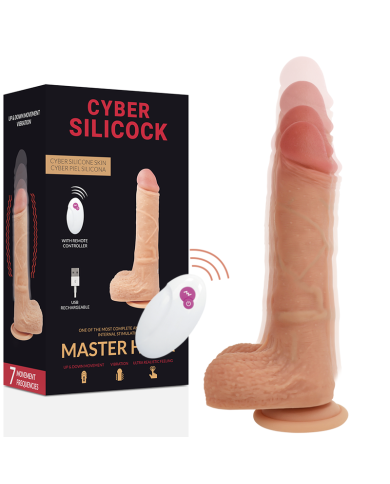 CYBER SILICOCK REALISTICO CONTROL REMOTO MASTER HUCK 209 CM O 4 CM CYBER SILICOCK REALISTICO CONTROL REMOTO MASTER HUCK 209 CM O 4 CM