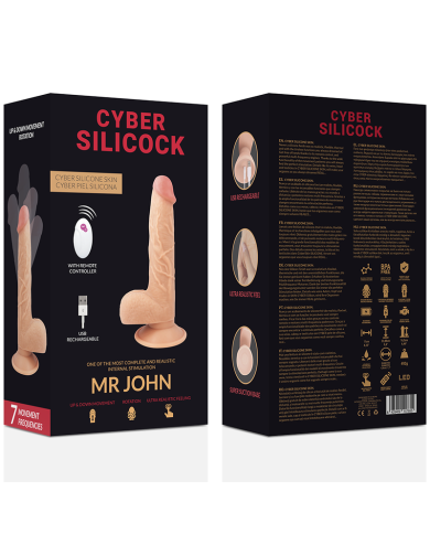 CYBER SILICOCK REALISTICO CONTROL REMOTO MR JOHN 2388 CM O 43 CM CYBER SILICOCK REALISTICO CONTROL REMOTO MR JOHN 2388 CM O 43 CM