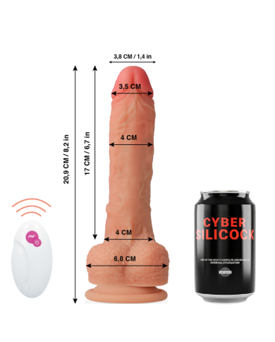 CYBER SILICOCK REALISTICO CONTROL REMOTO MR RICK 209 CM O 4 CM CYBER SILICOCK REALISTICO CONTROL REMOTO MR RICK 209 CM O 4 CM