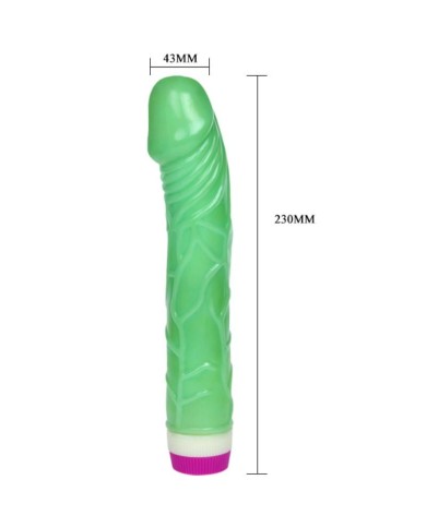 BAILE WAVES OF PLEASURE VIBRADOR 23 CM VERDE BAILE WAVES OF PLEASURE VIBRADOR 23 CM VERDE