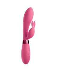 OMG SELFIE SILICONE VIBRATOR RABBIT PINK