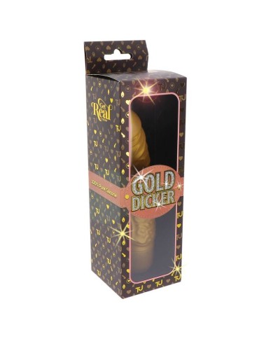 GET REAL GOLD DICKER STIM VIBRADOR DORADO GET REAL GOLD DICKER STIM VIBRADOR DORADO