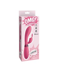 OMG SELFIE SILICONE VIBRATOR RABBIT PINK