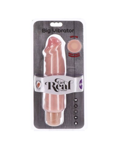 GET REAL DUAL DENSITY BIG VIBRADOR 205 CM NATURAL GET REAL DUAL DENSITY BIG VIBRADOR 205 CM NATURAL