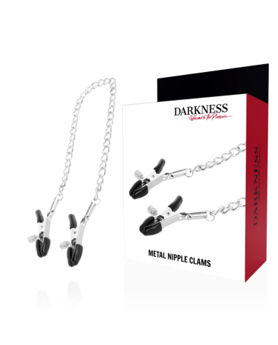 DARKNESS PINZAS AJUSTABLES PARA PEZONES AJUSTABLES METAL