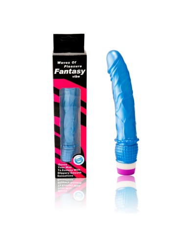 BAILE WAVES OF PLEASURE VIBRADOR 23 CM AZUL BAILE WAVES OF PLEASURE VIBRADOR 23 CM AZUL