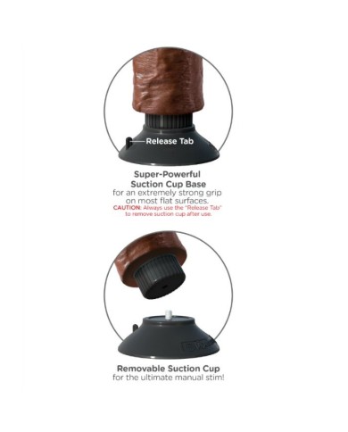 KING COCK DILDO VIBRADOR MARRON 1524 CM KING COCK DILDO VIBRADOR MARRON 1524 CM