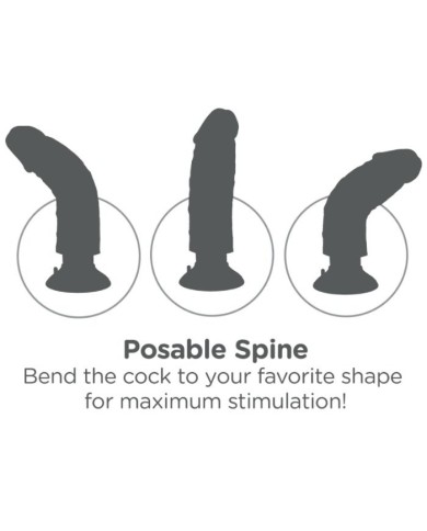 KING COCK DILDO VIBRADOR MARRON 1524 CM KING COCK DILDO VIBRADOR MARRON 1524 CM