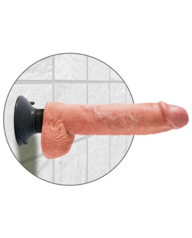 KING COCK DILDO VIBRADOR CON TESTICULOS 255 CM COLOR NATURAL KING COCK DILDO VIBRADOR CON TESTICULOS 255 CM COLOR NATURAL