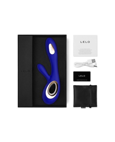 LELO SORAYA WAVE VIBRADOR RABBIT MIDNIGHT AZUL LELO SORAYA WAVE VIBRADOR RABBIT MIDNIGHT AZUL