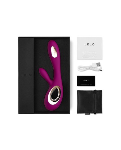 LELO SORAYA WAVE VIBRADOR RABBIT MORADO LELO SORAYA WAVE VIBRADOR RABBIT MORADO